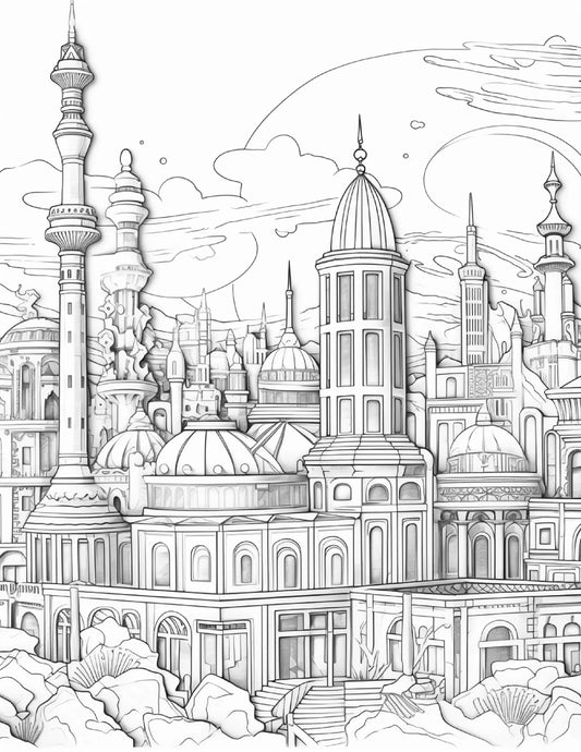 250 World of Wonders Coloring Pages-Robs Books