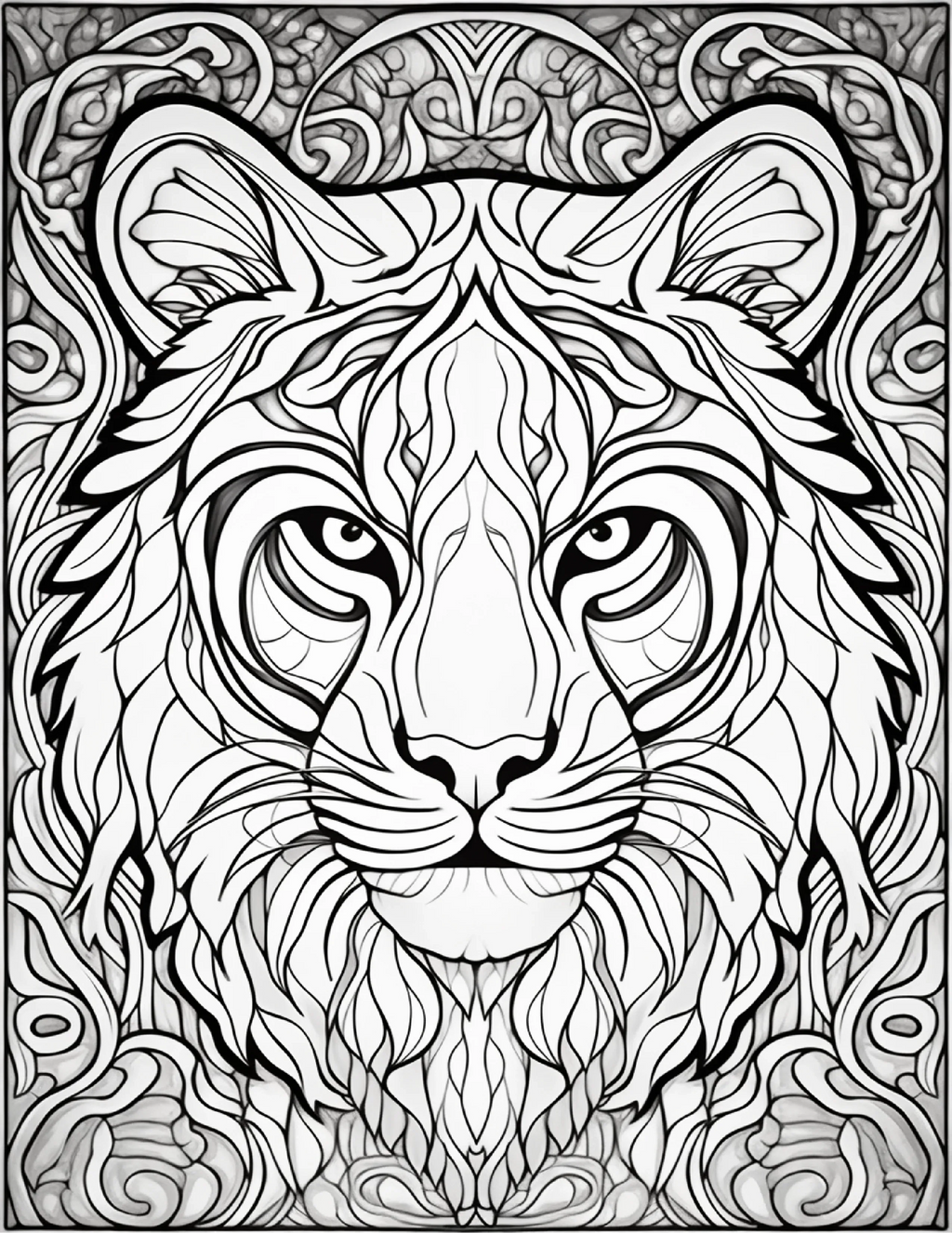 100-Animals Stained Glass Coloring 20-2 - Robs Books