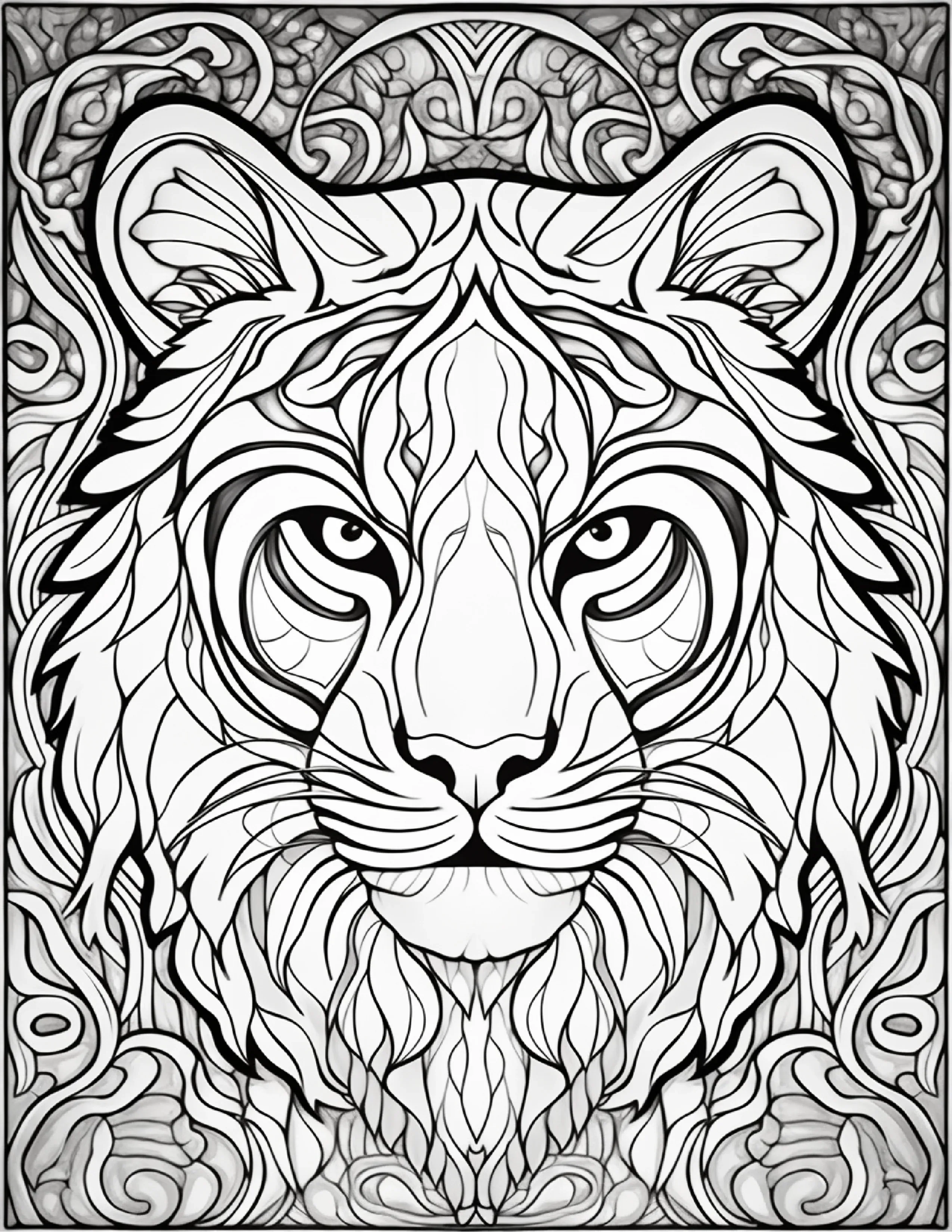 100-Animals Stained Glass Coloring 20-2 - Robs Books