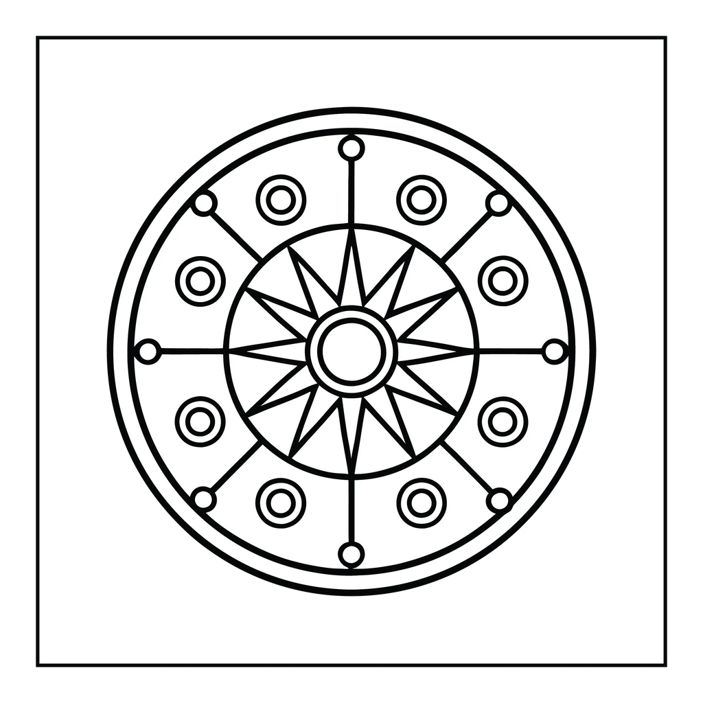 Mandala Bold and Easy Coloring Pages - Robs Books
