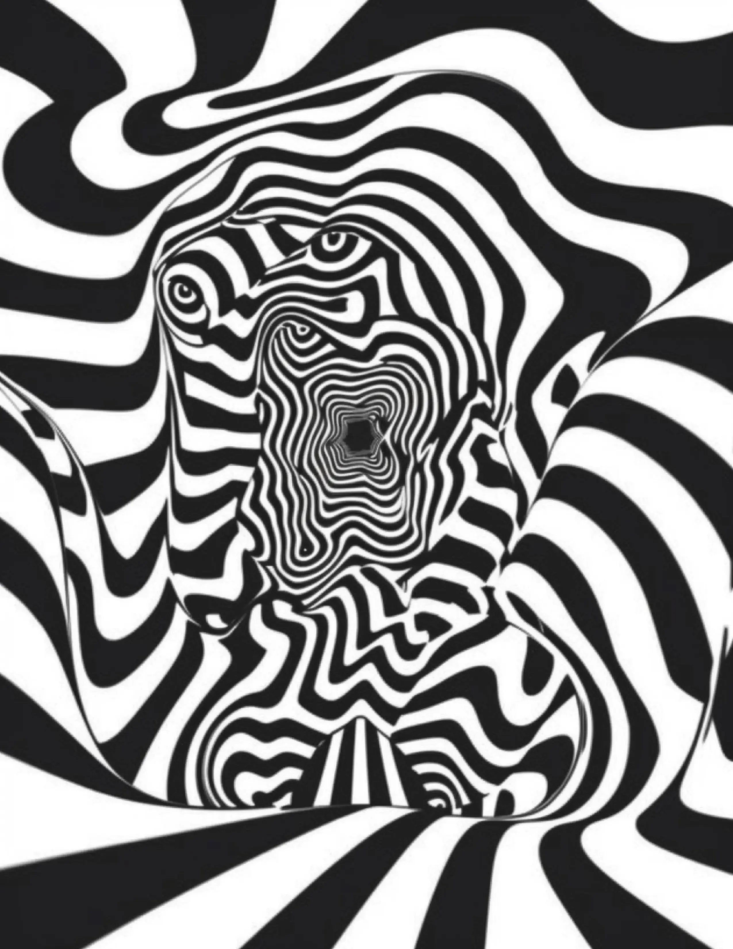 290 Optical Illusions Coloring Pages - Robs Books