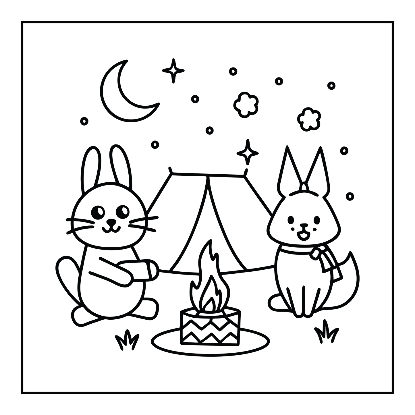 Fuzzy Hygge Cute and Cozy Coloring Book-Robs Books