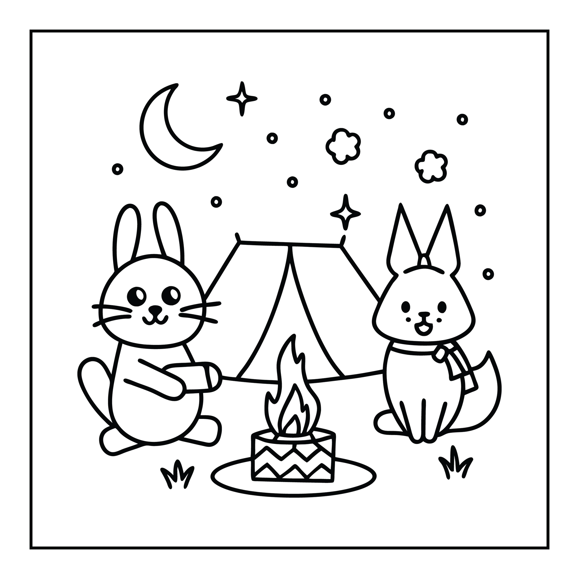 Fuzzy Hygge Cute and Cozy Coloring Book-Robs Books