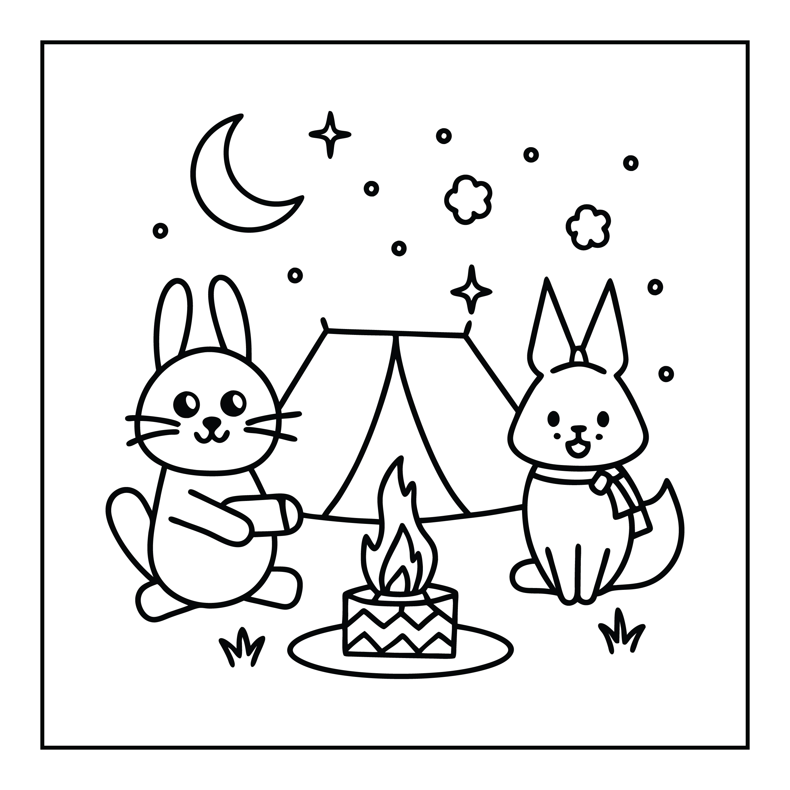 Fuzzy Hygge Cute and Cozy Coloring Book - Robs Books