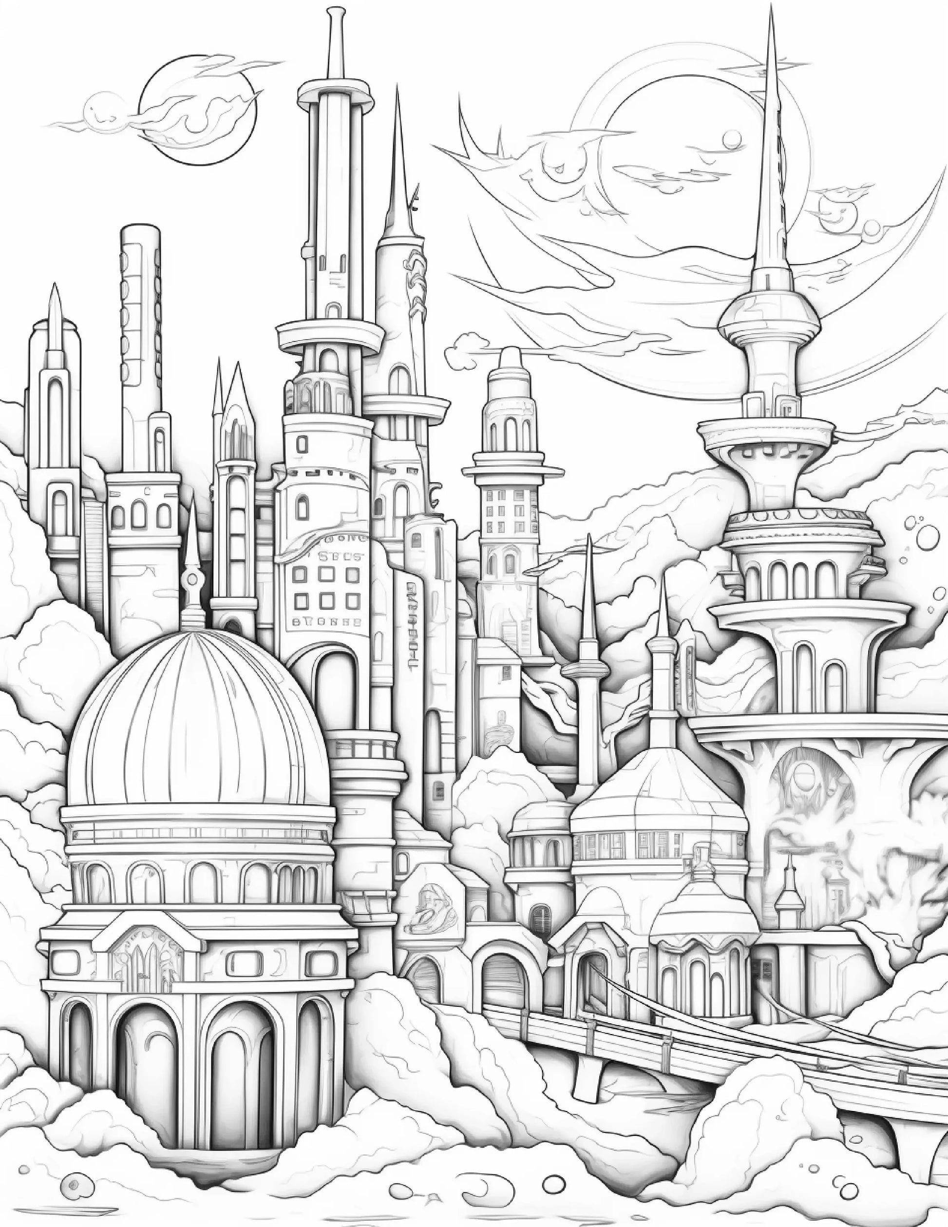 250 World of Wonders Coloring Pages-Robs Books