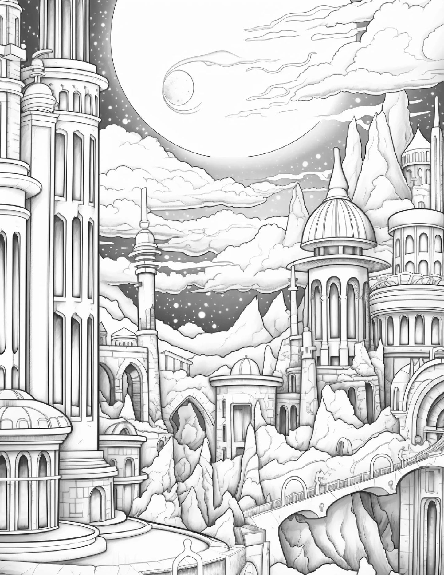 250 World of Wonders Coloring Pages-Robs Books