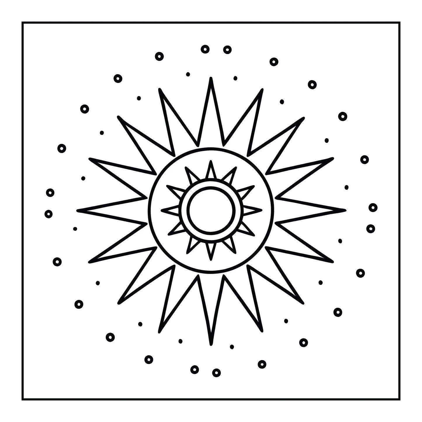 Mandala Bold and Easy Coloring Pages-Robs Books