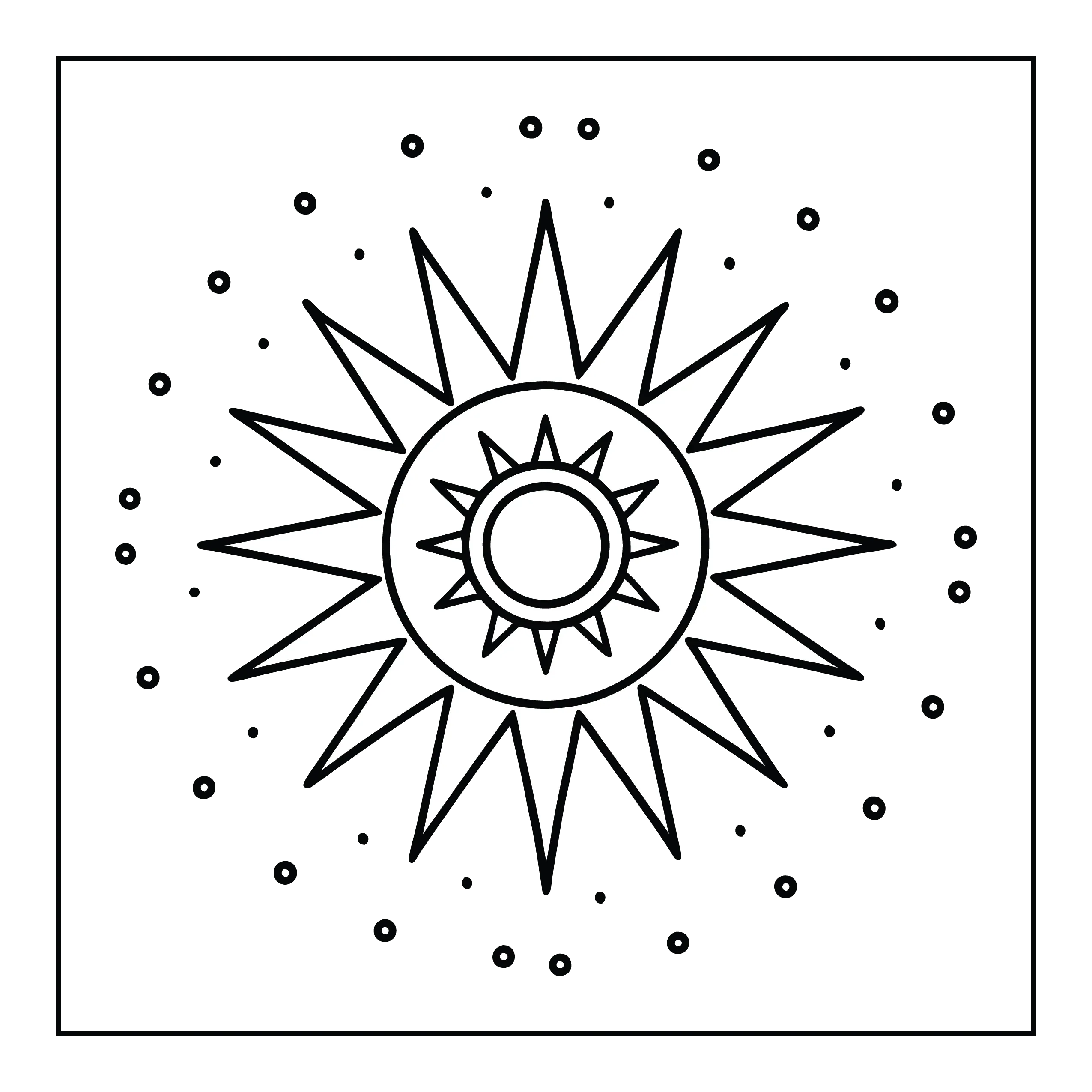 Mandala Bold and Easy Coloring Pages - Robs Books