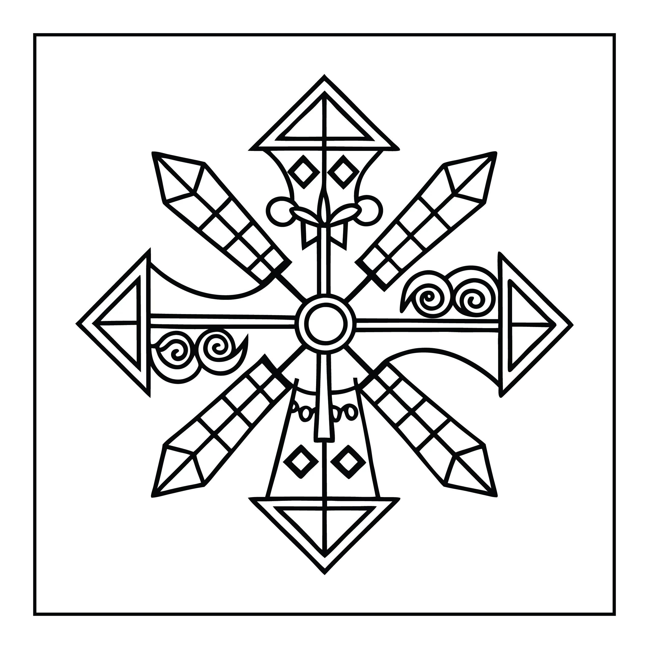 Mandala Bold and Easy Coloring Pages - Robs Books