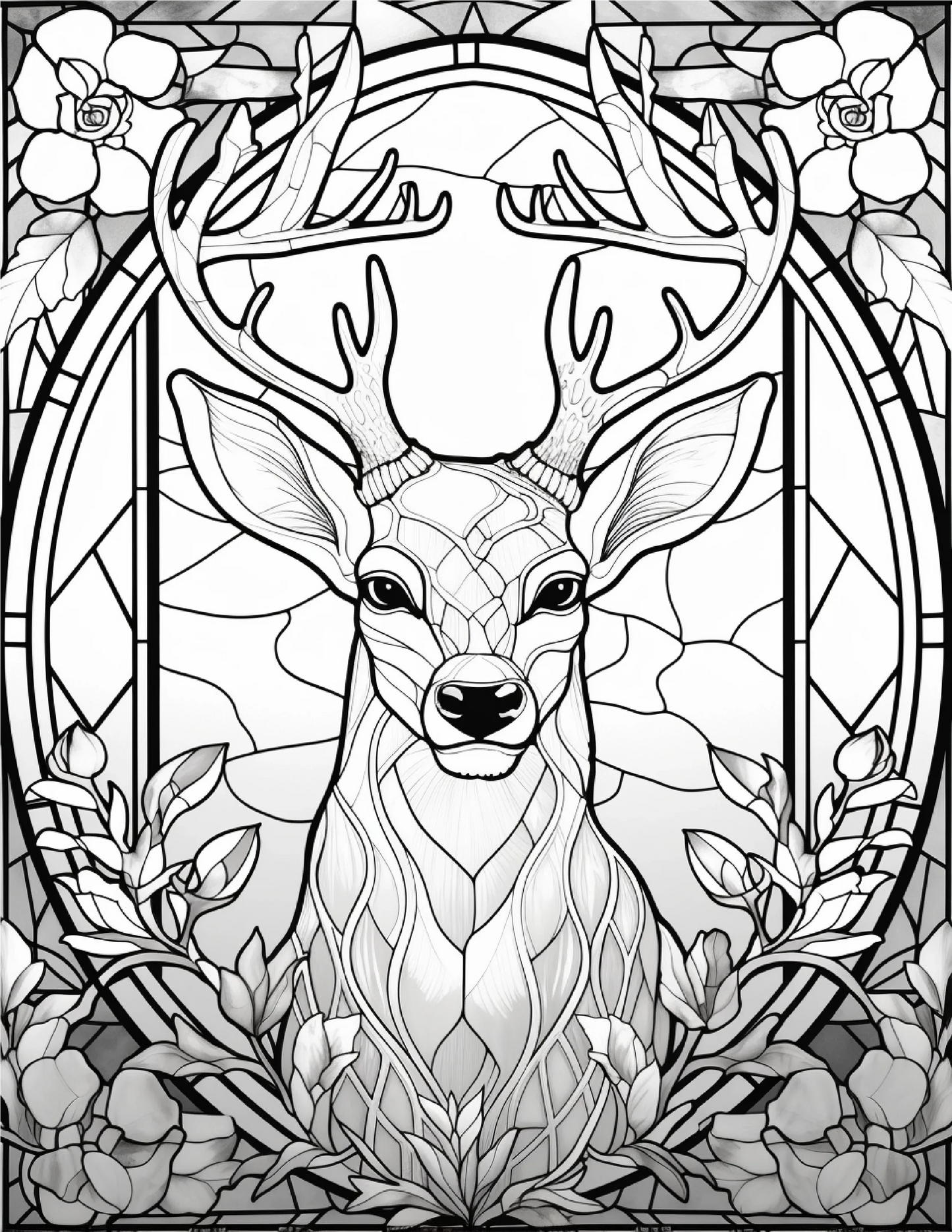 100-Animals Stained Glass Coloring 20-1-Robs Books