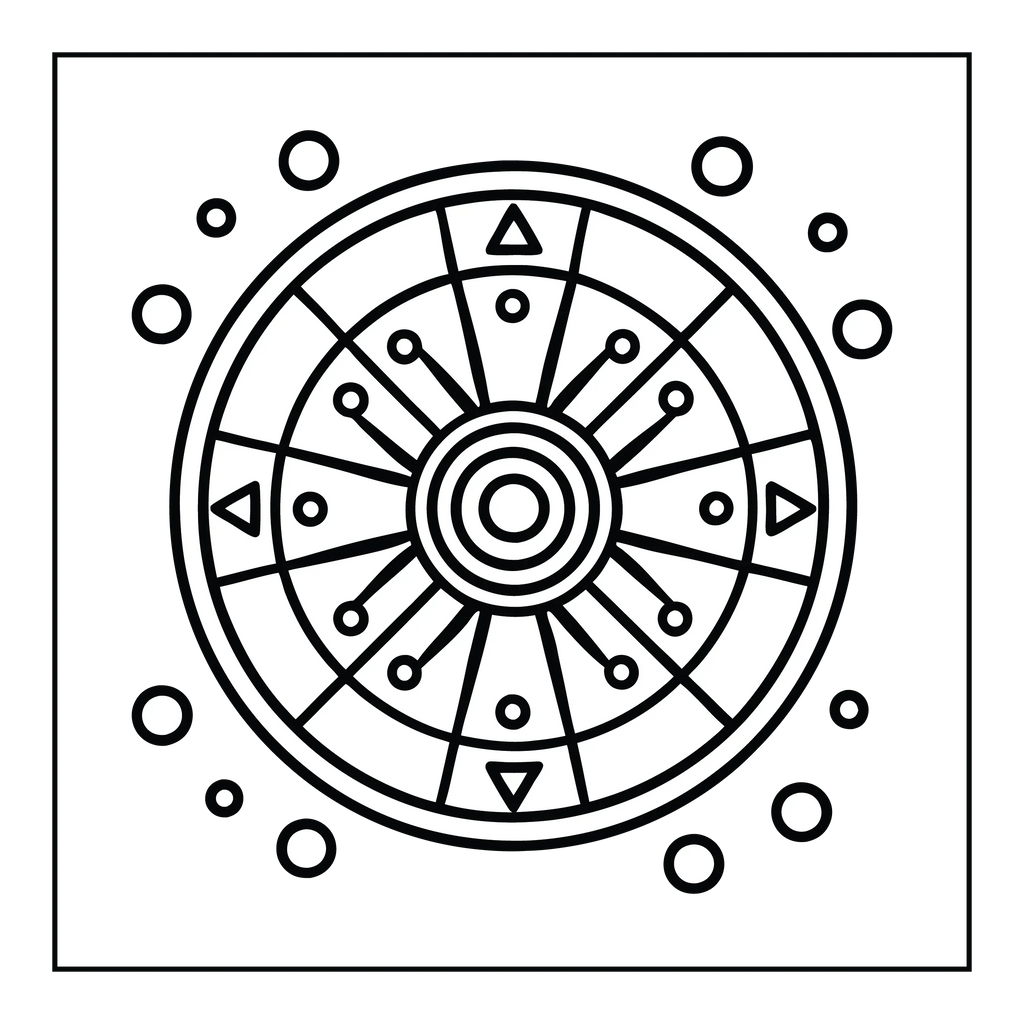 Mandala Bold and Easy Coloring Pages - Robs Books