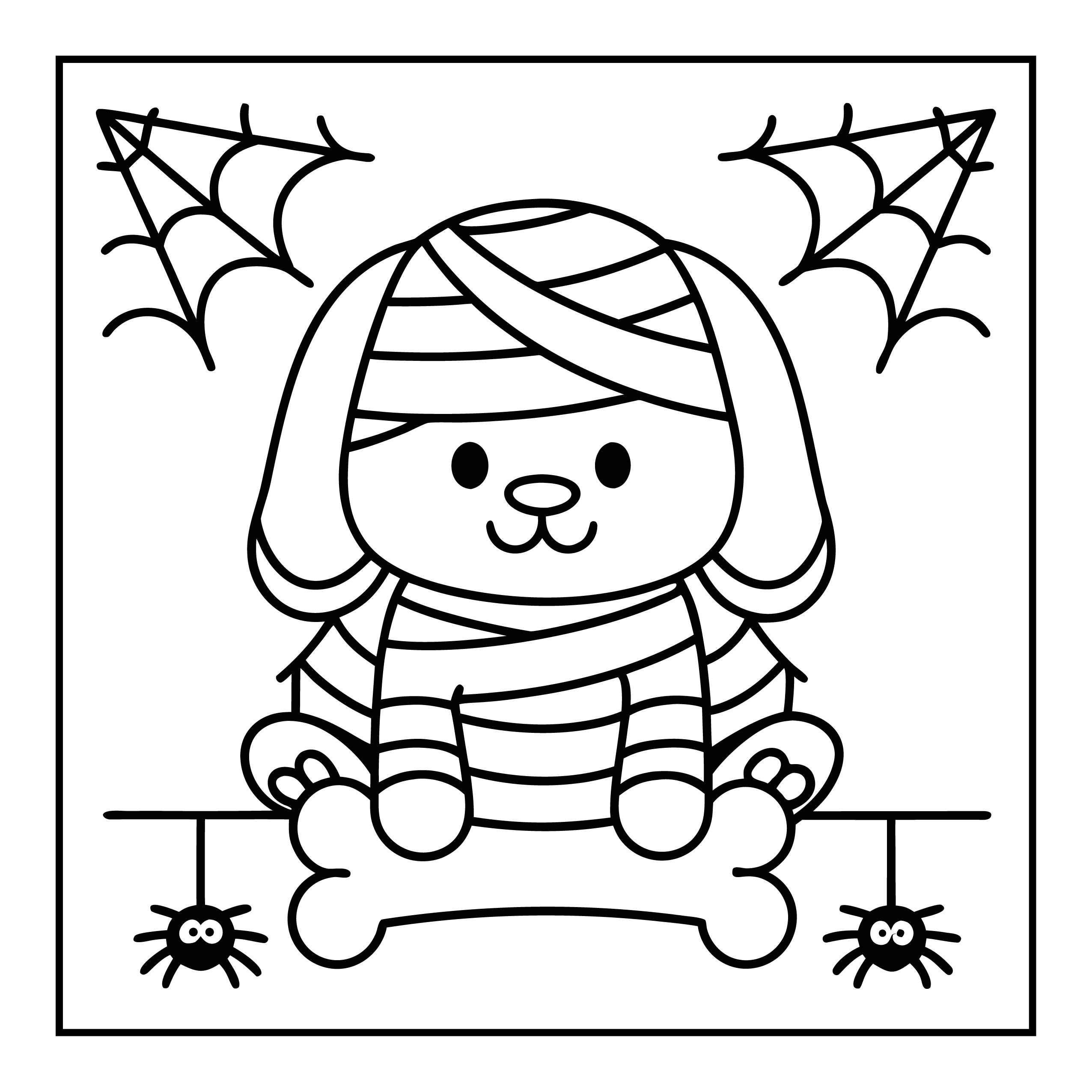 Bold and Easy Spooky Fun Coloring Pages - Robs Books