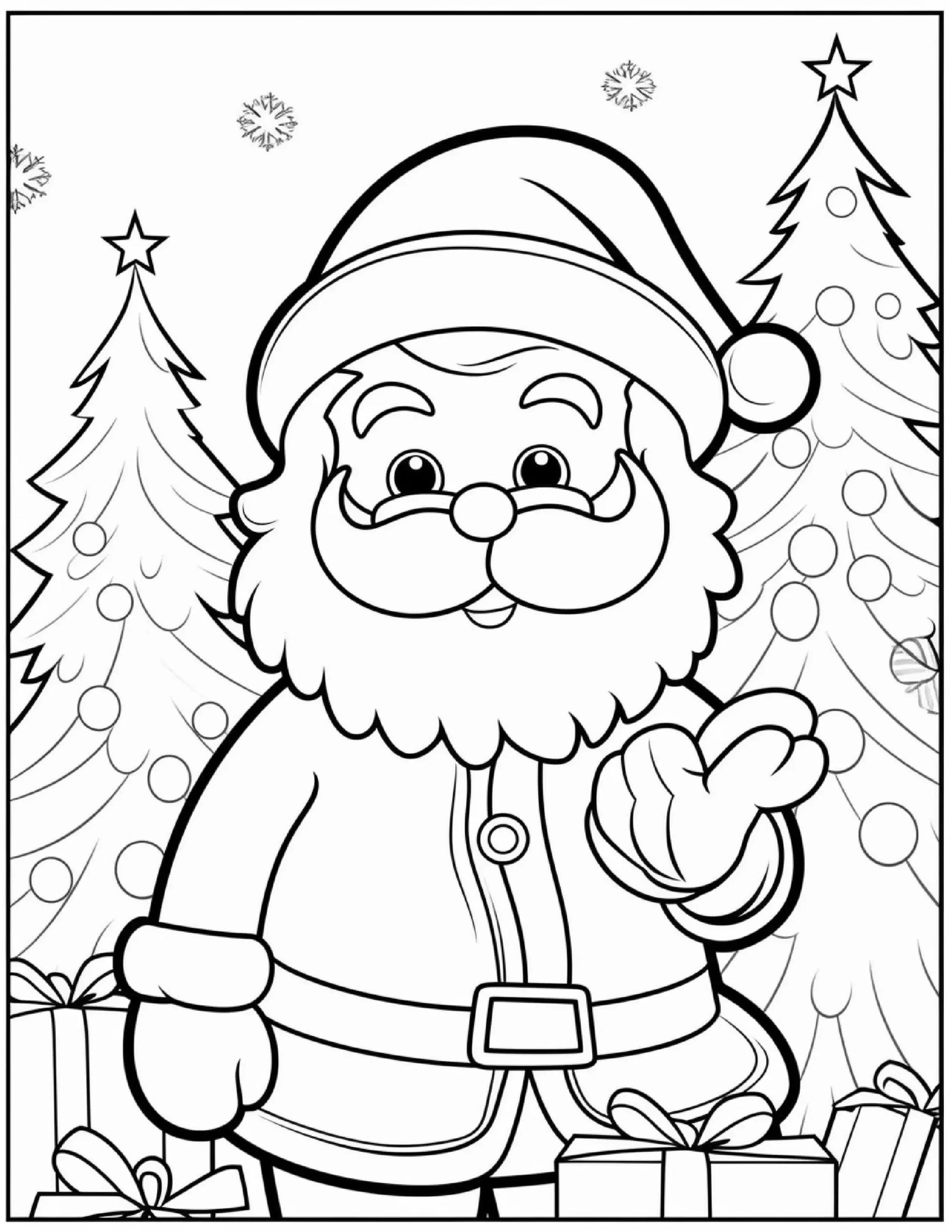 150 Christmas Coloring Pages For Kids 2-Robs Books