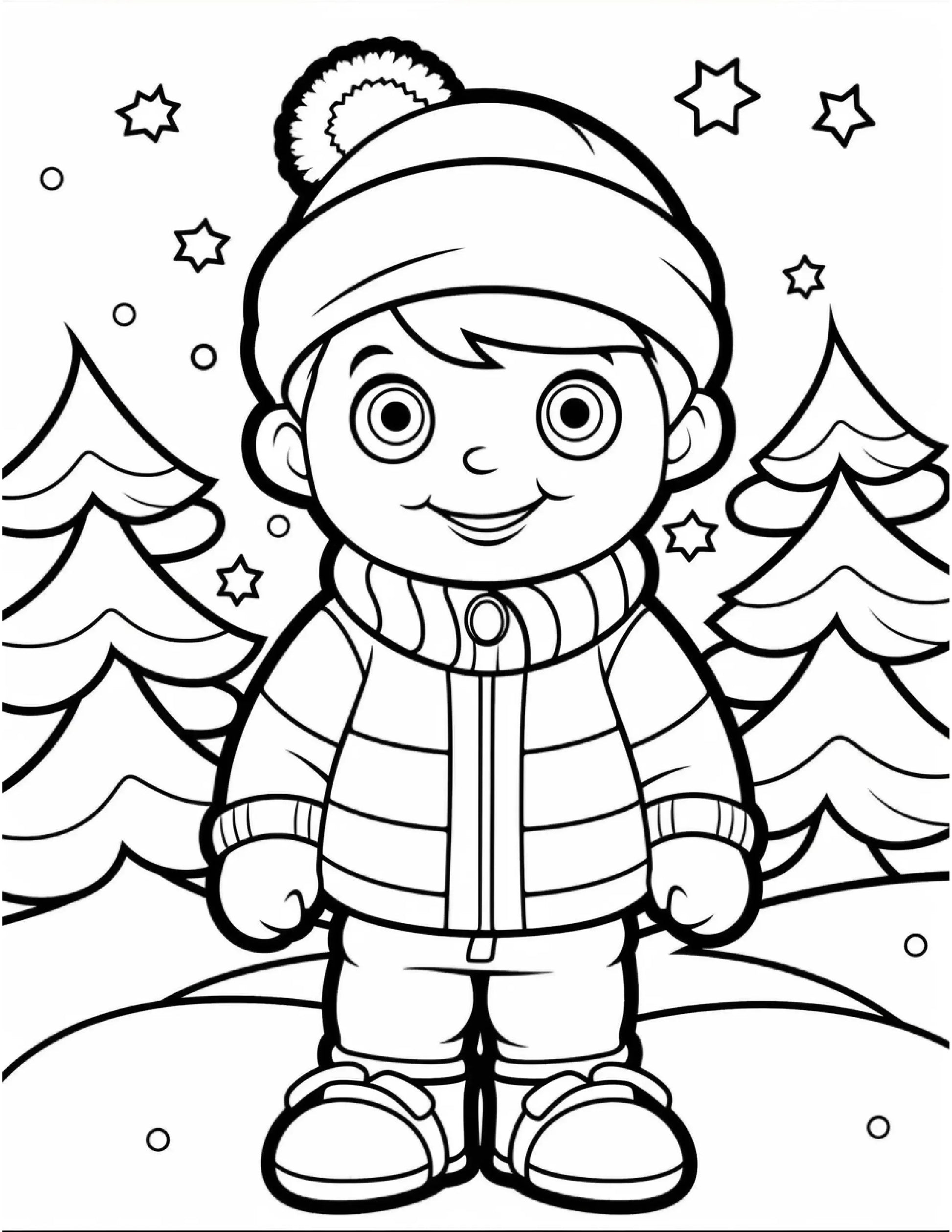 150 Christmas Coloring Pages For Kids 2-Robs Books