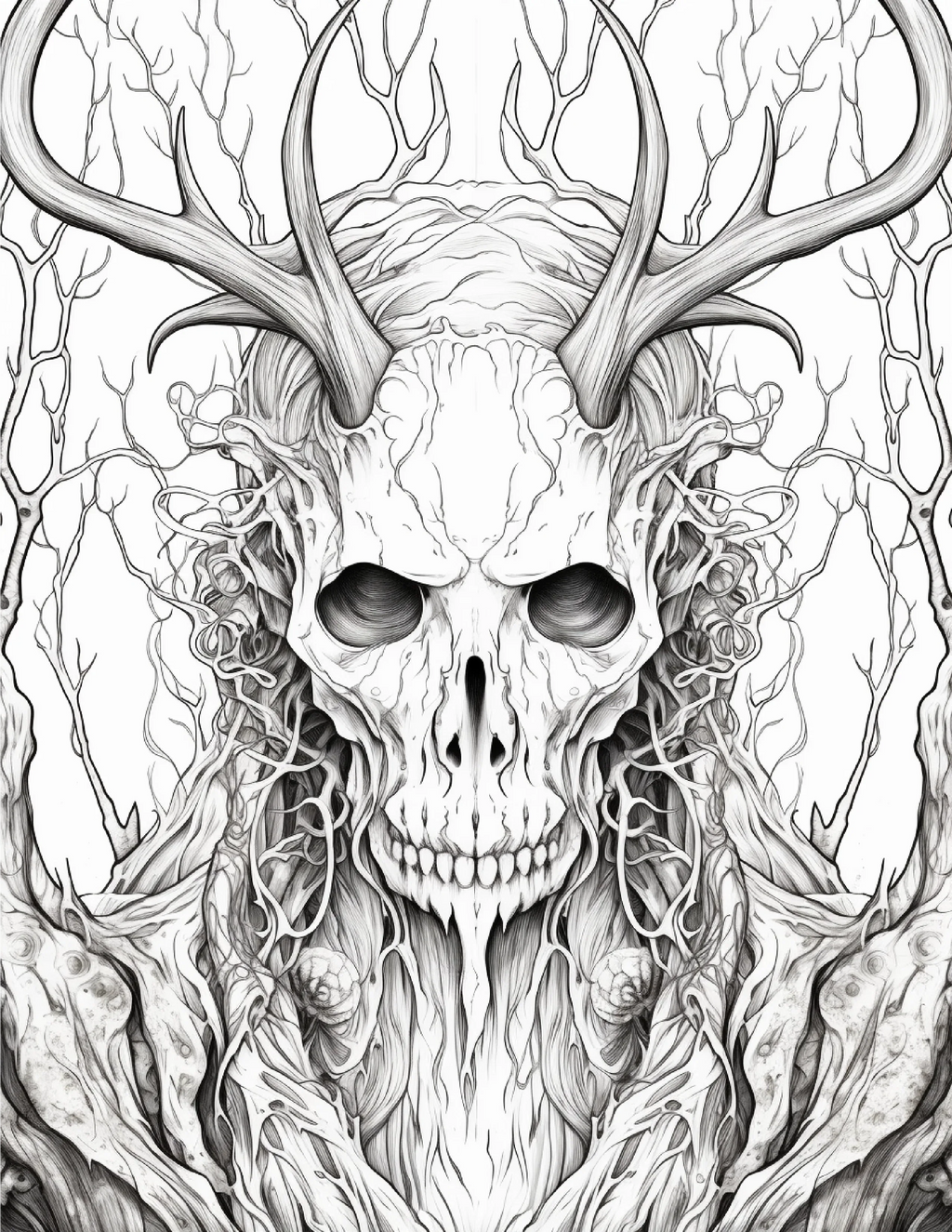 195 Enchanted Gothic Forest Coloring Pages - Robs Books