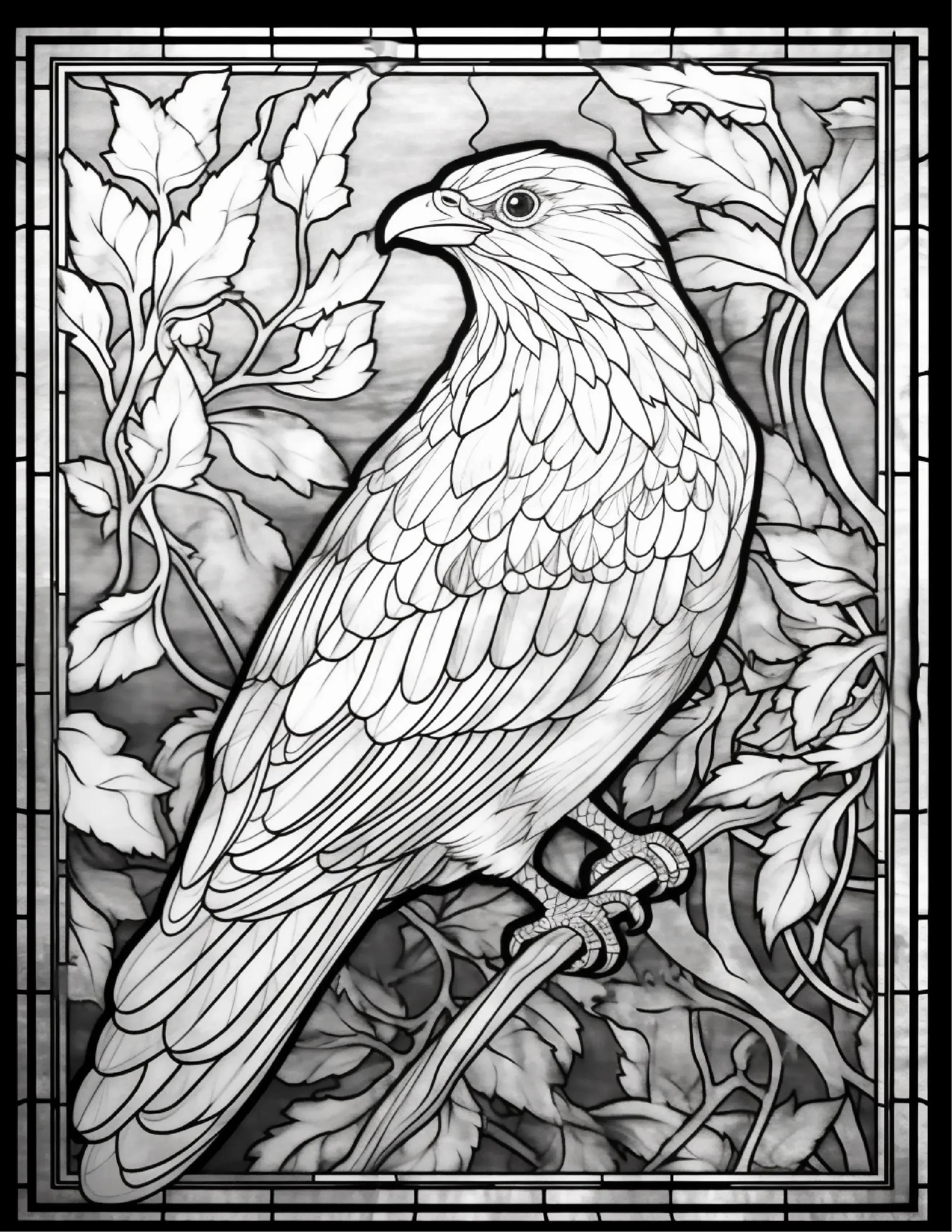 145 Animals Stained Glass Coloring - Robs Books