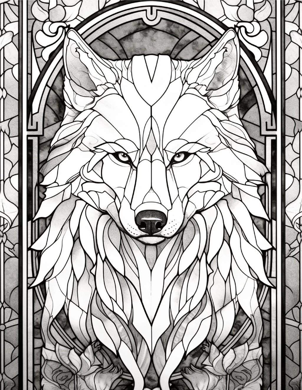 145 Animals Stained Glass Coloring - Robs Books