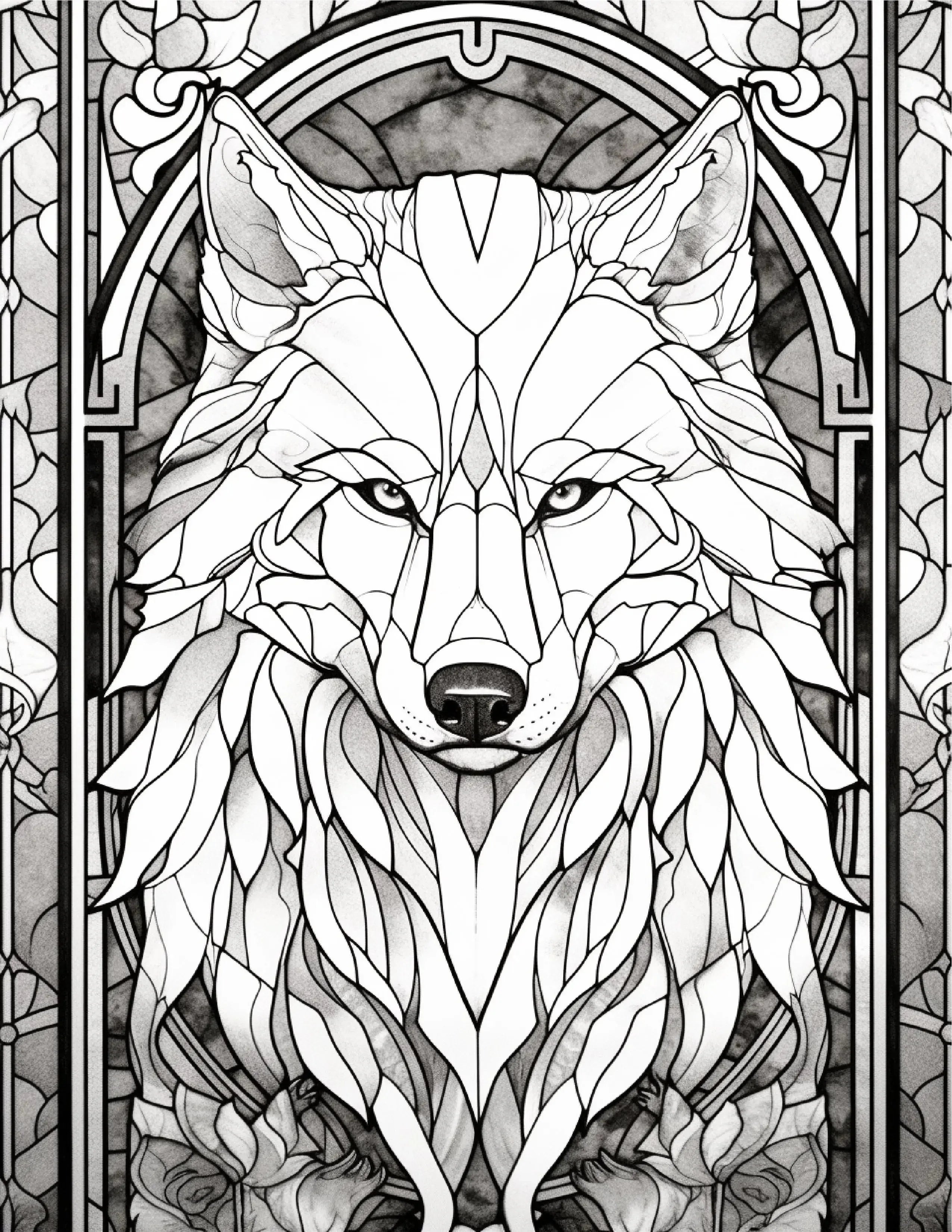145 Animals Stained Glass Coloring - Robs Books