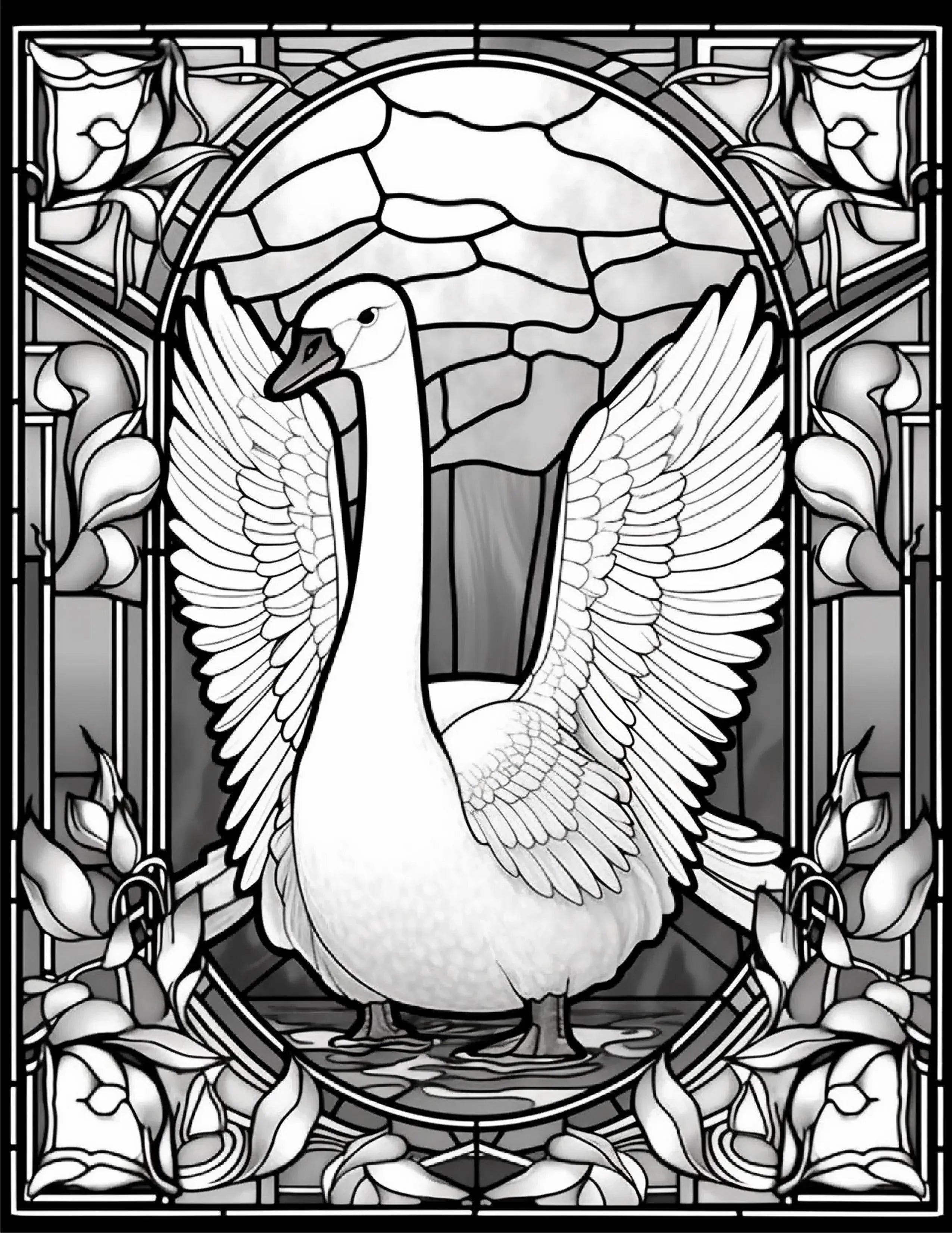 145 Animals Stained Glass Coloring - Robs Books