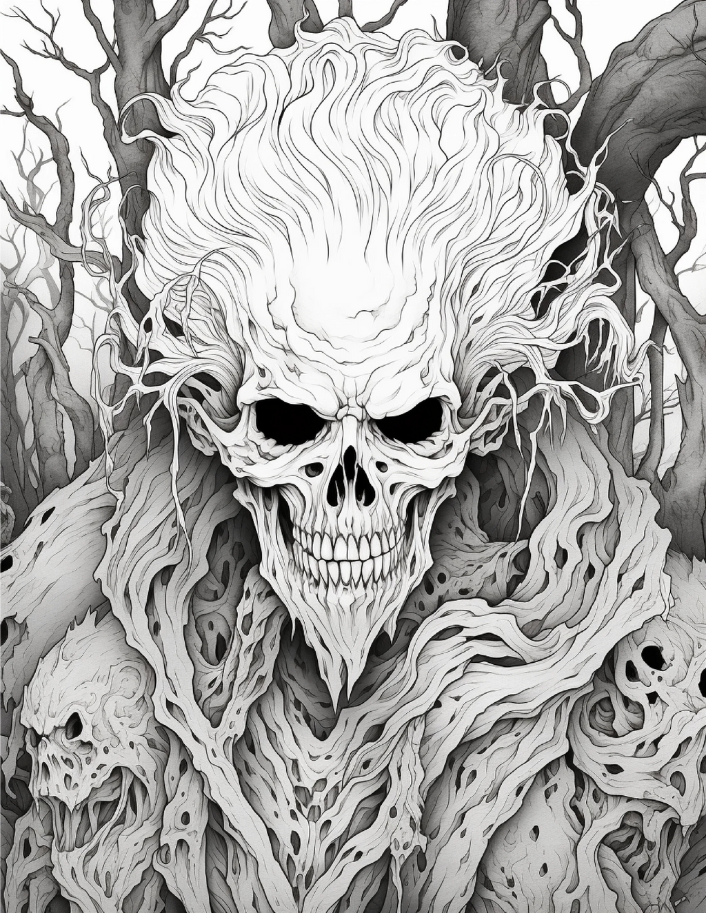 203 Enchanted Gothic Forest Coloring Pages - Robs Books