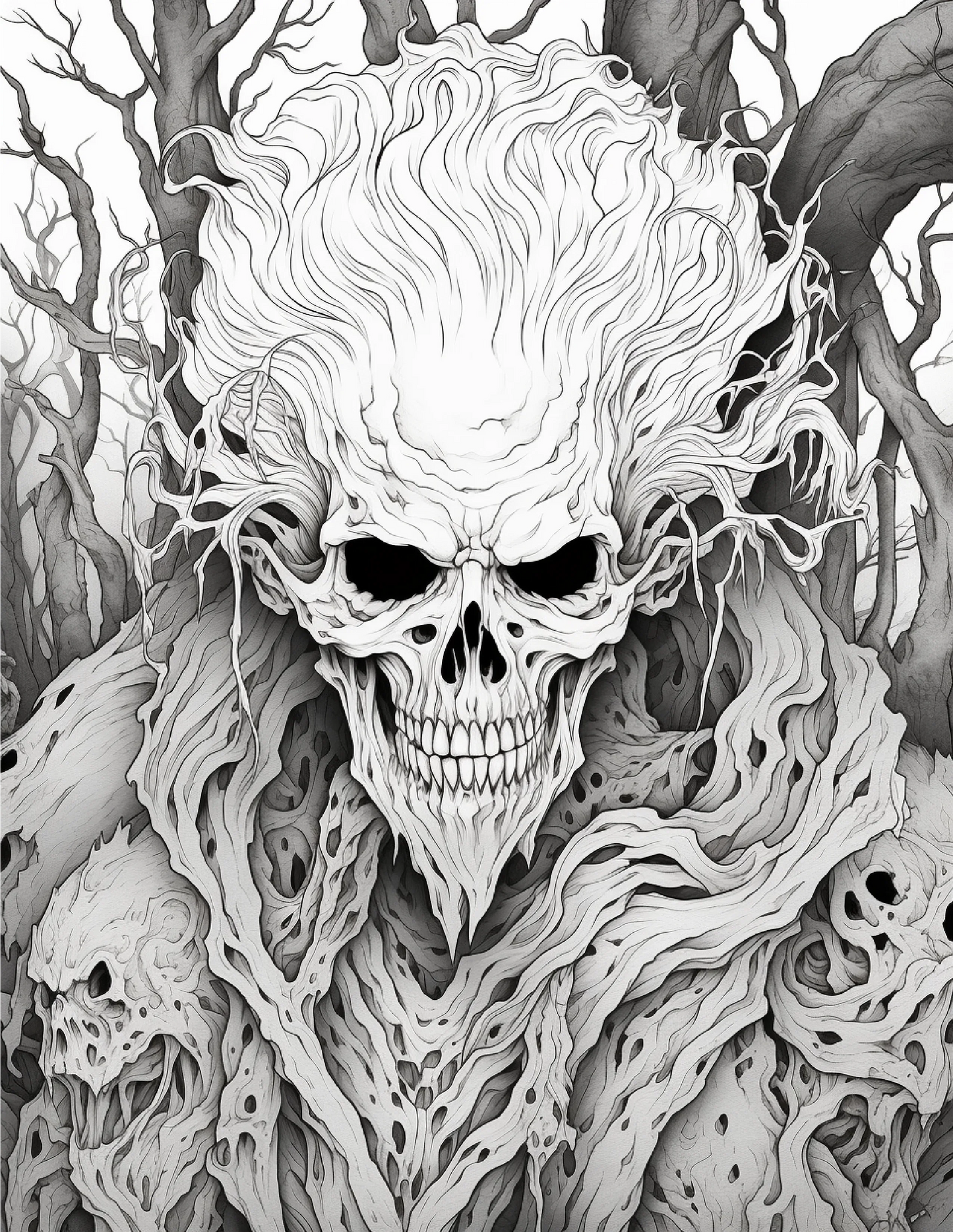 203 Enchanted Gothic Forest Coloring Pages-Robs Books