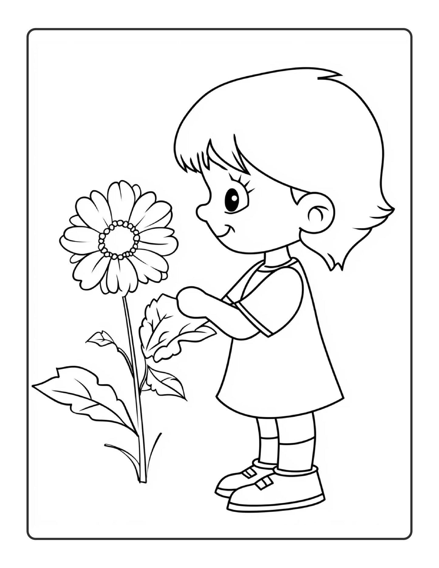 Simple kids Coloring pages 2-Robs Books