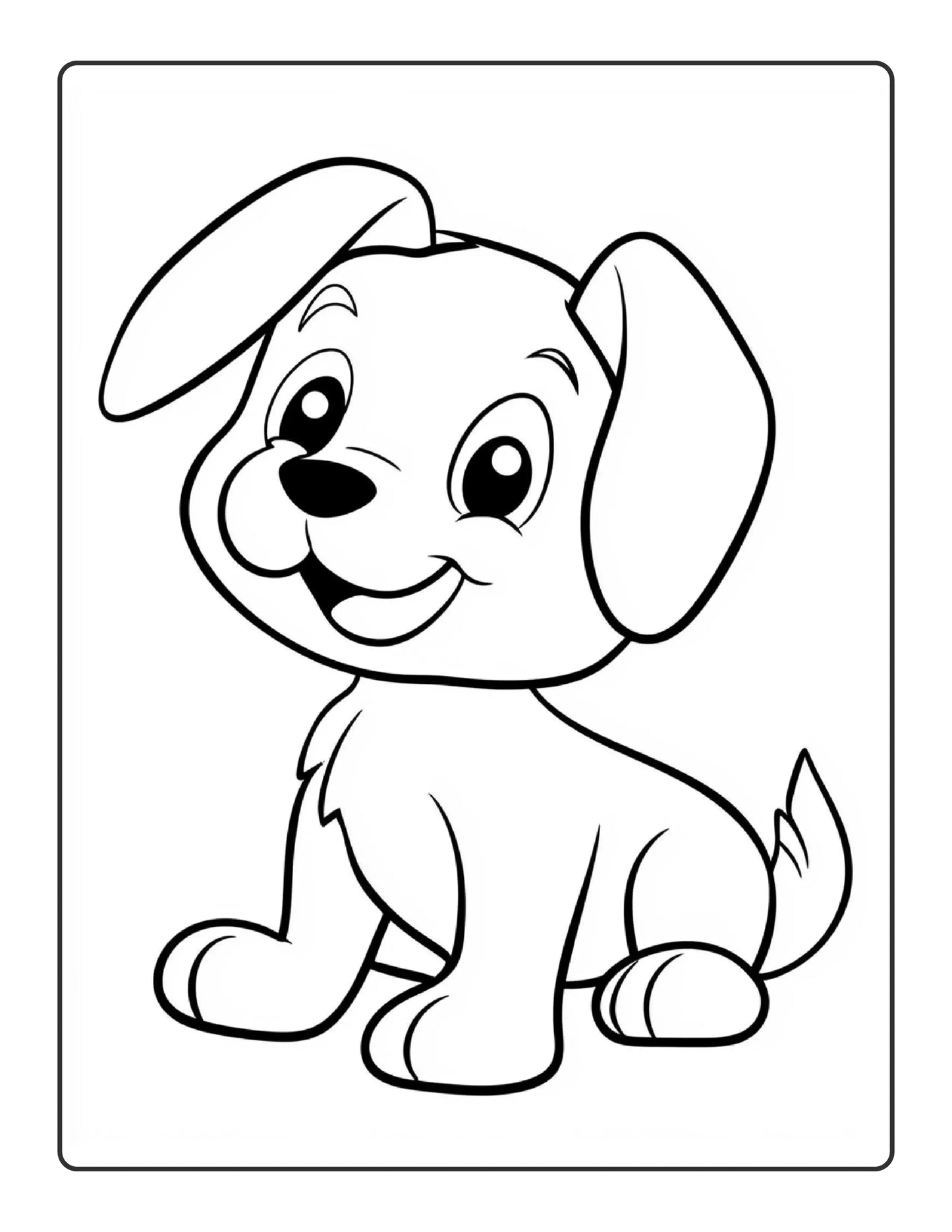 Simple kids Coloring pages 2-Robs Books