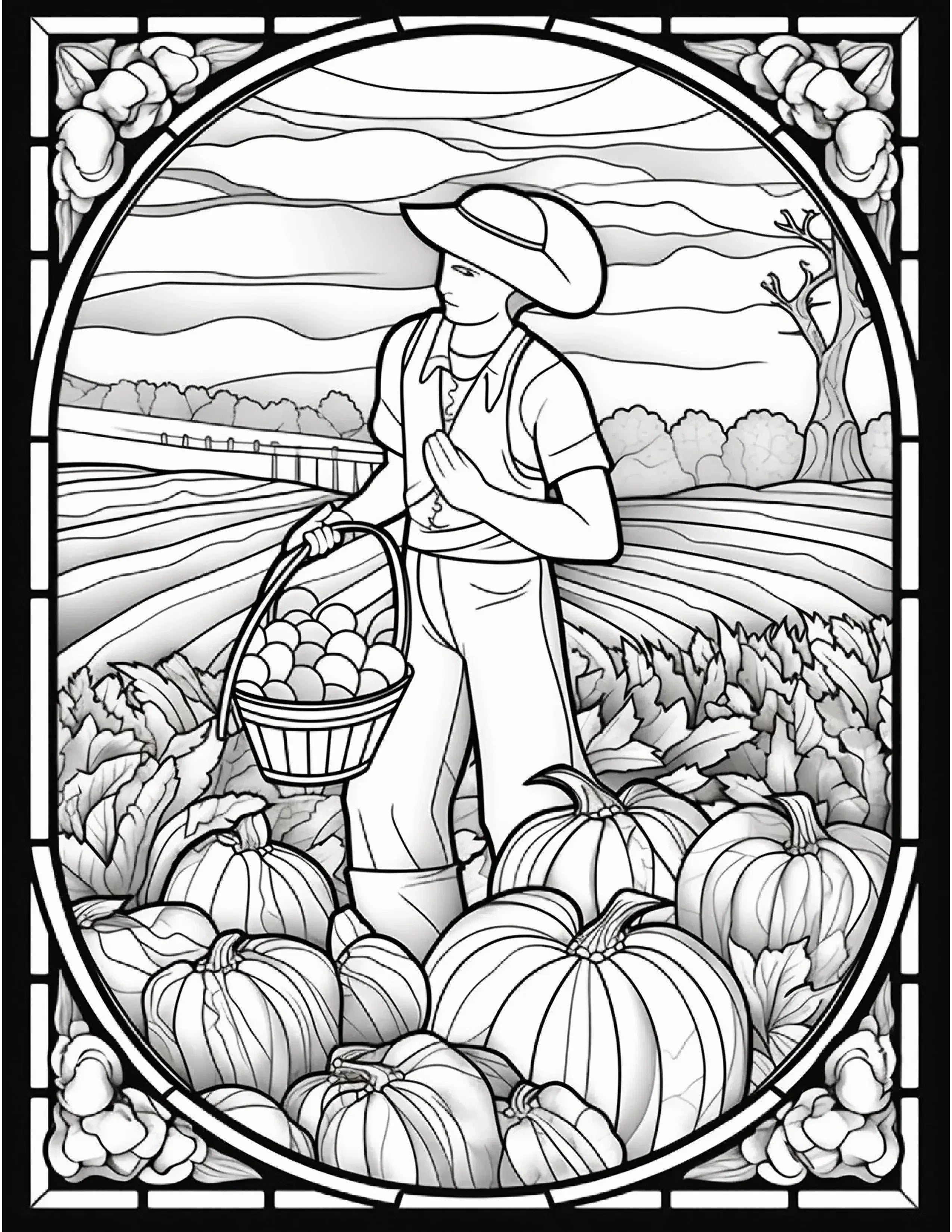 100 Stained-Glass Autumn Coloring - Robs Books