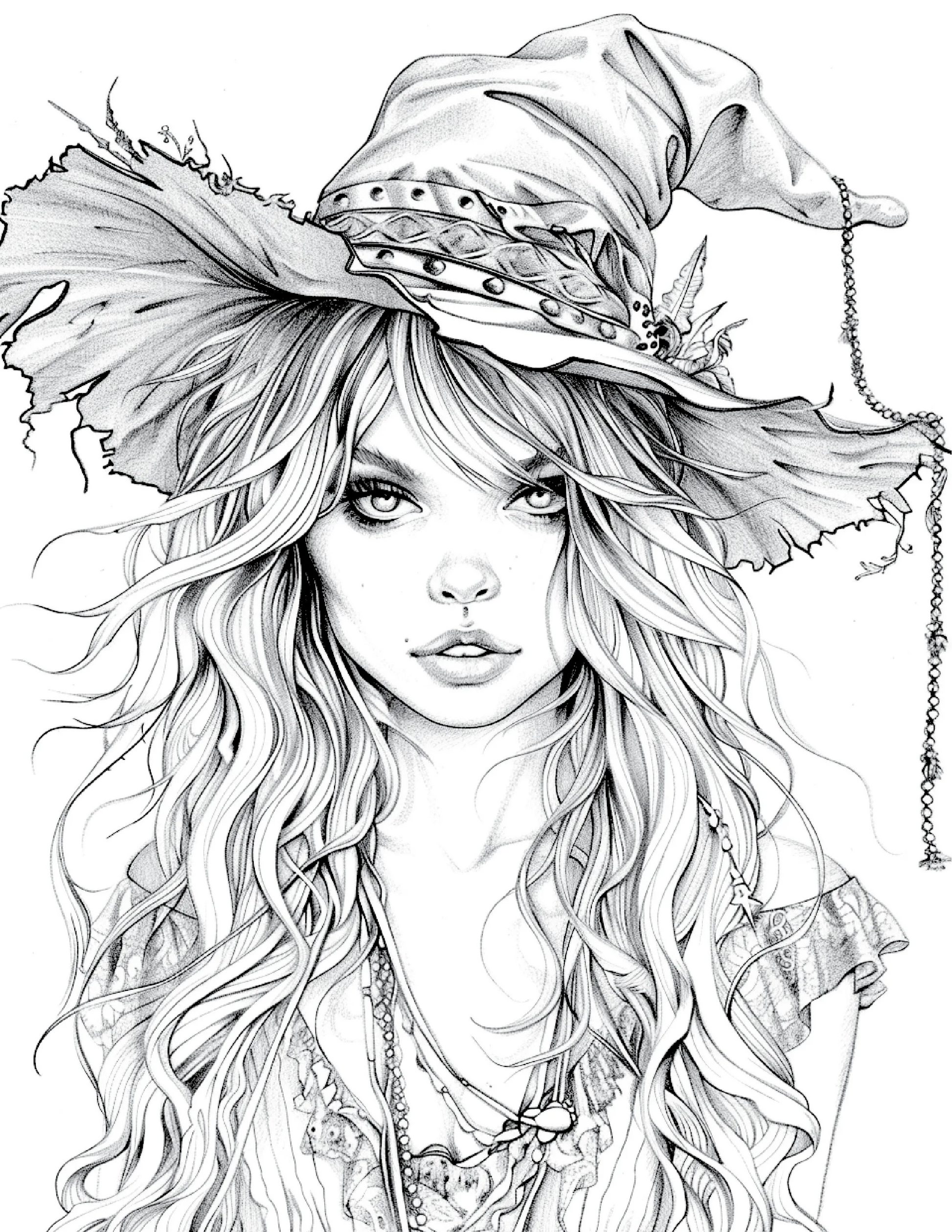 100 Witch Coloring Pages 2-Robs Books
