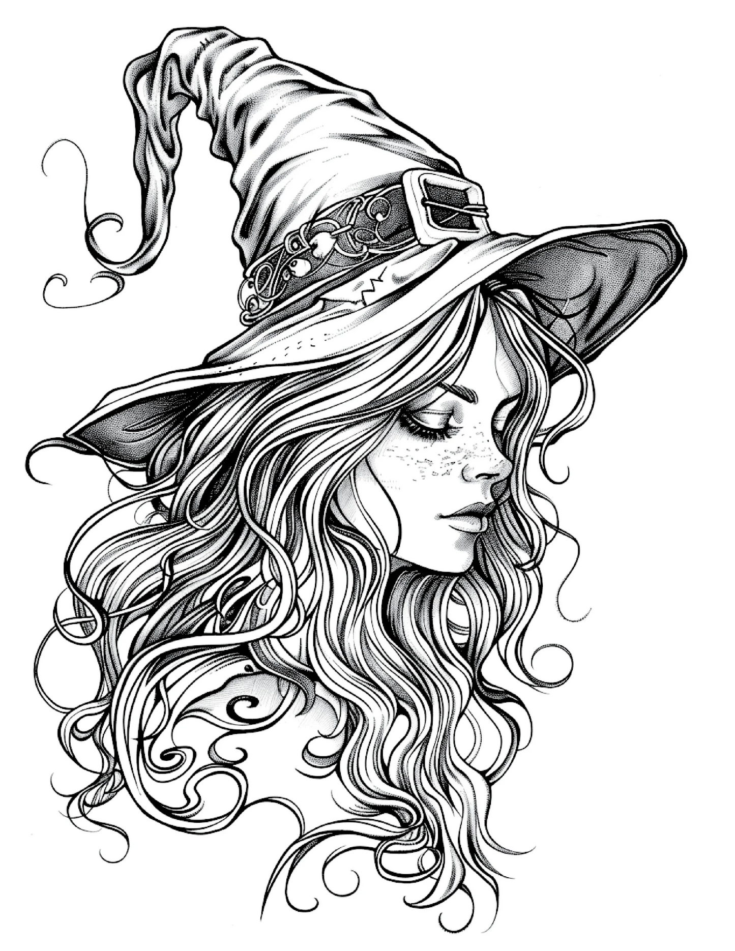 100 Witch Coloring Pages 2-Robs Books