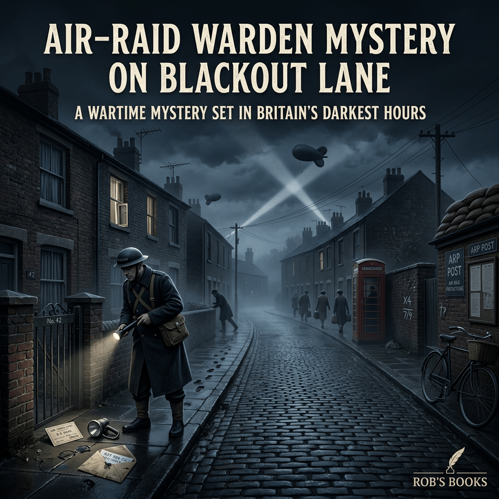 Air Raid Warden Mystery On Blackout Lane During Wartime Britain - Robs Books