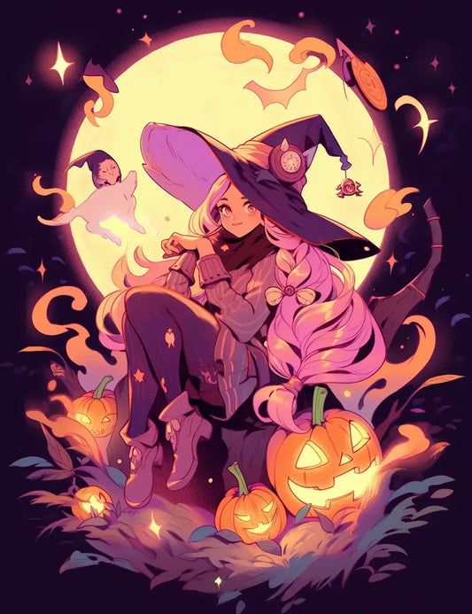 220 Halloween Witch Coloring Pages For Adults 1-Robs Books