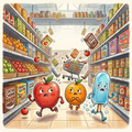 Benny, Bella, and Icy - The Great Grocery Adventure - Robs Books