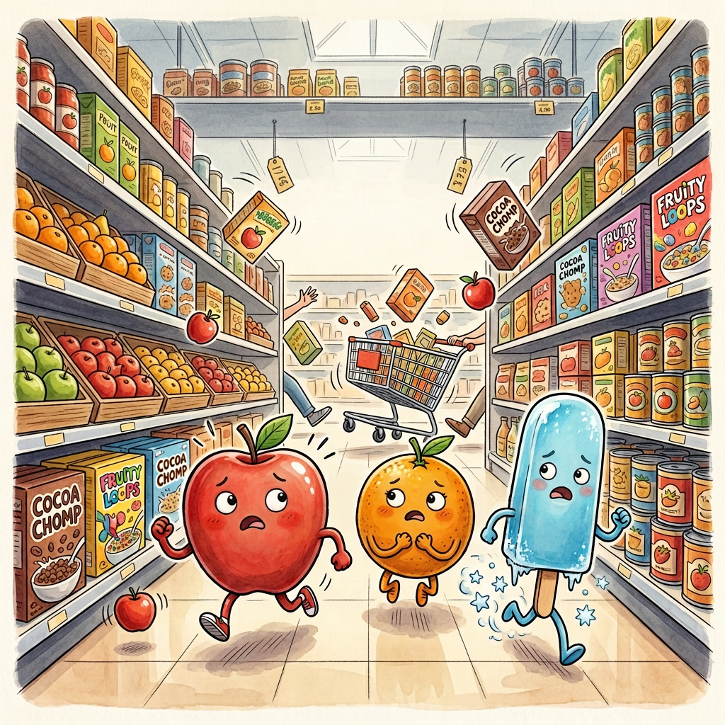 Benny, Bella, and Icy - The Great Grocery Adventure - Robs Books