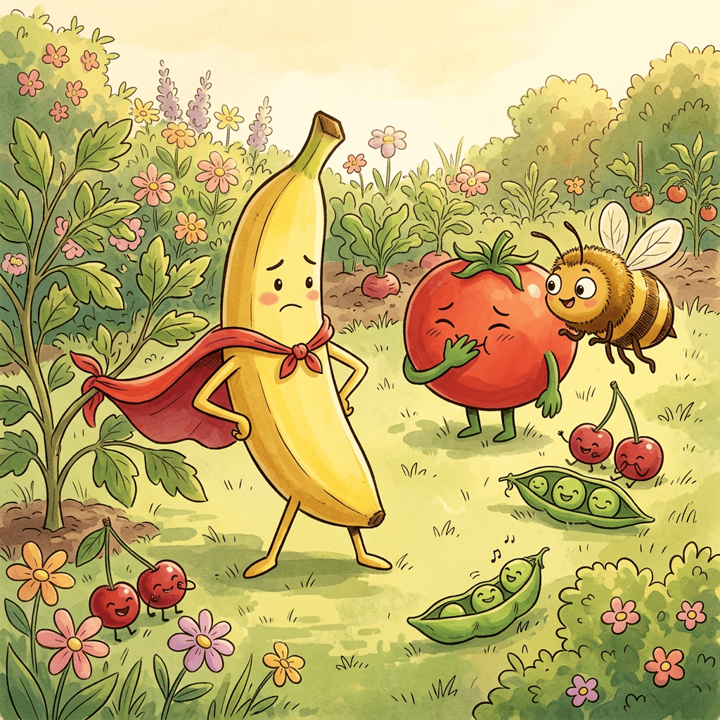 Benny the Banana Superhero of the Garden - Robs Books
