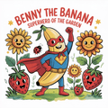Benny the Banana Superhero of the Garden - Robs Books