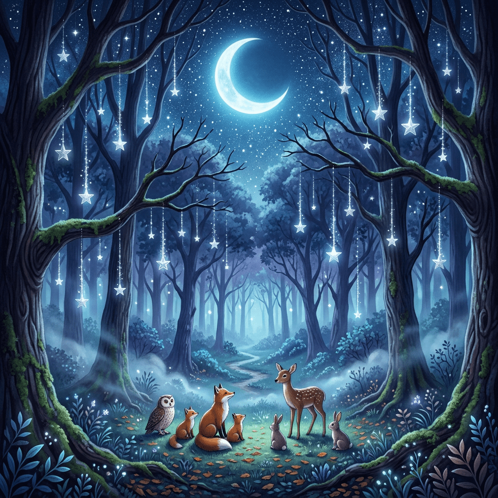 Book 2 of The Enchanted Forest Chronicles | THE MOONLIT MELODY: THE MYSTERY OF THE FALLING STARS - Robs Books