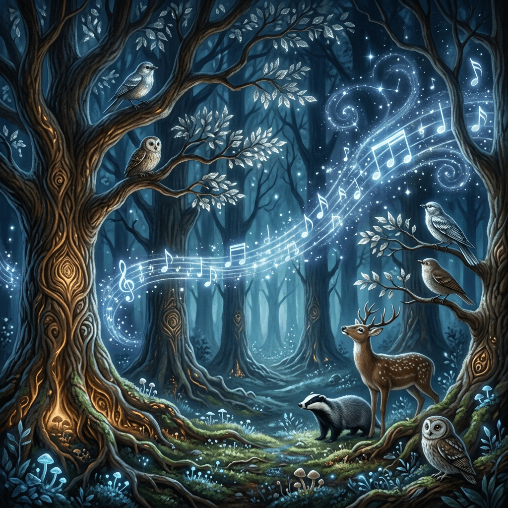 Book 2 of The Enchanted Forest Chronicles | THE MOONLIT MELODY: THE MYSTERY OF THE FALLING STARS - Robs Books