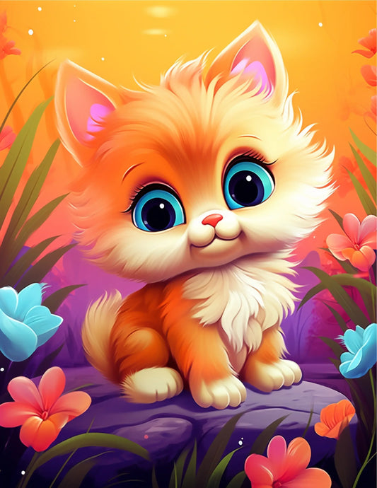 Cute Cats Coloring Pages For Kids-Robs Books