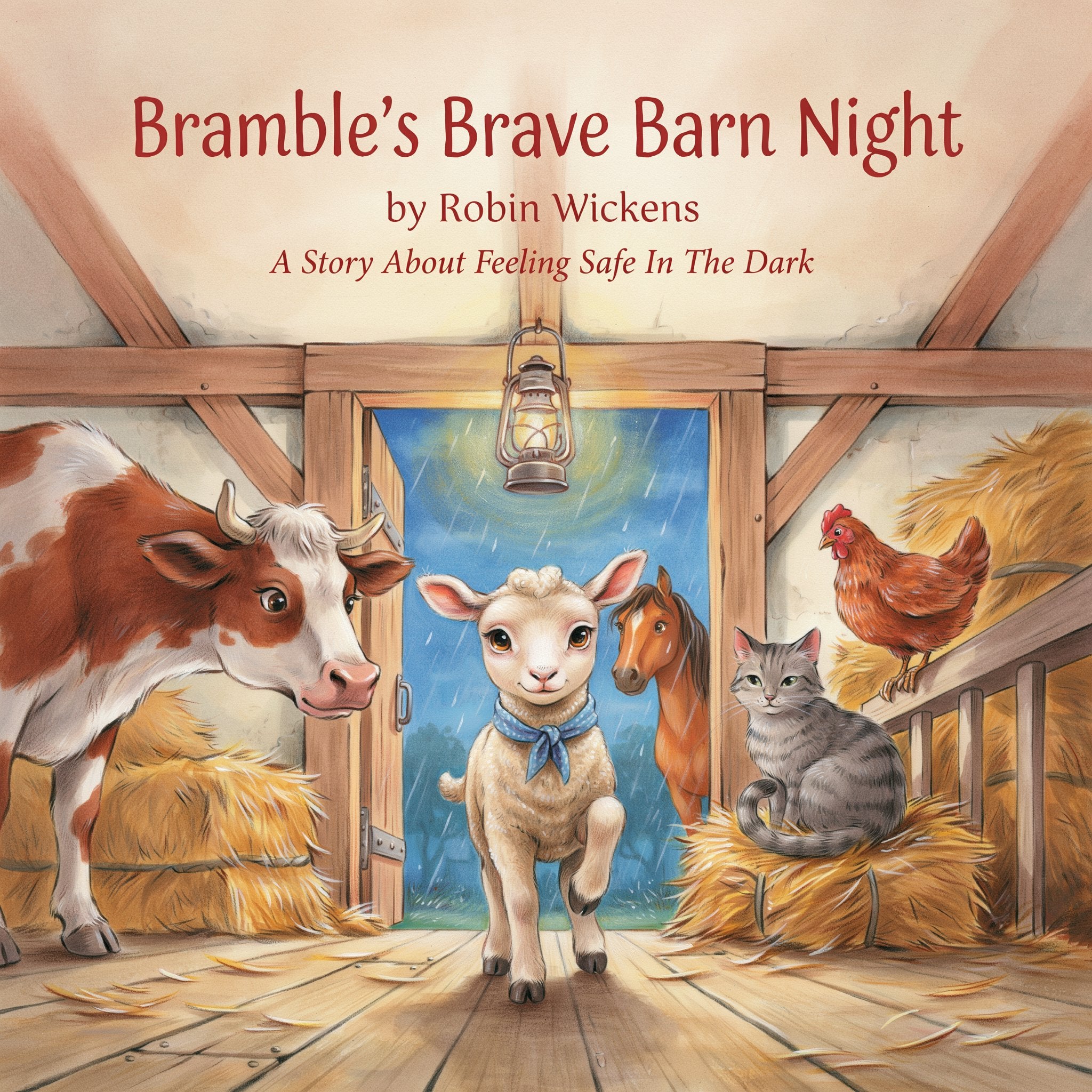 Bramble's Brave Barn Night - Farm Bedtime Adventure For Kids - Robs Books