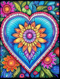 230 Heart Coloring Book Pages - Robs Books