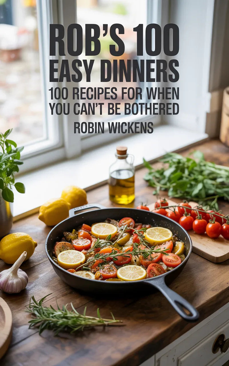 Rob’s 100 Easy Dinners: Simple, Satisfying Meals for Busy British Kitchens. (Illustrated)-Robs Books