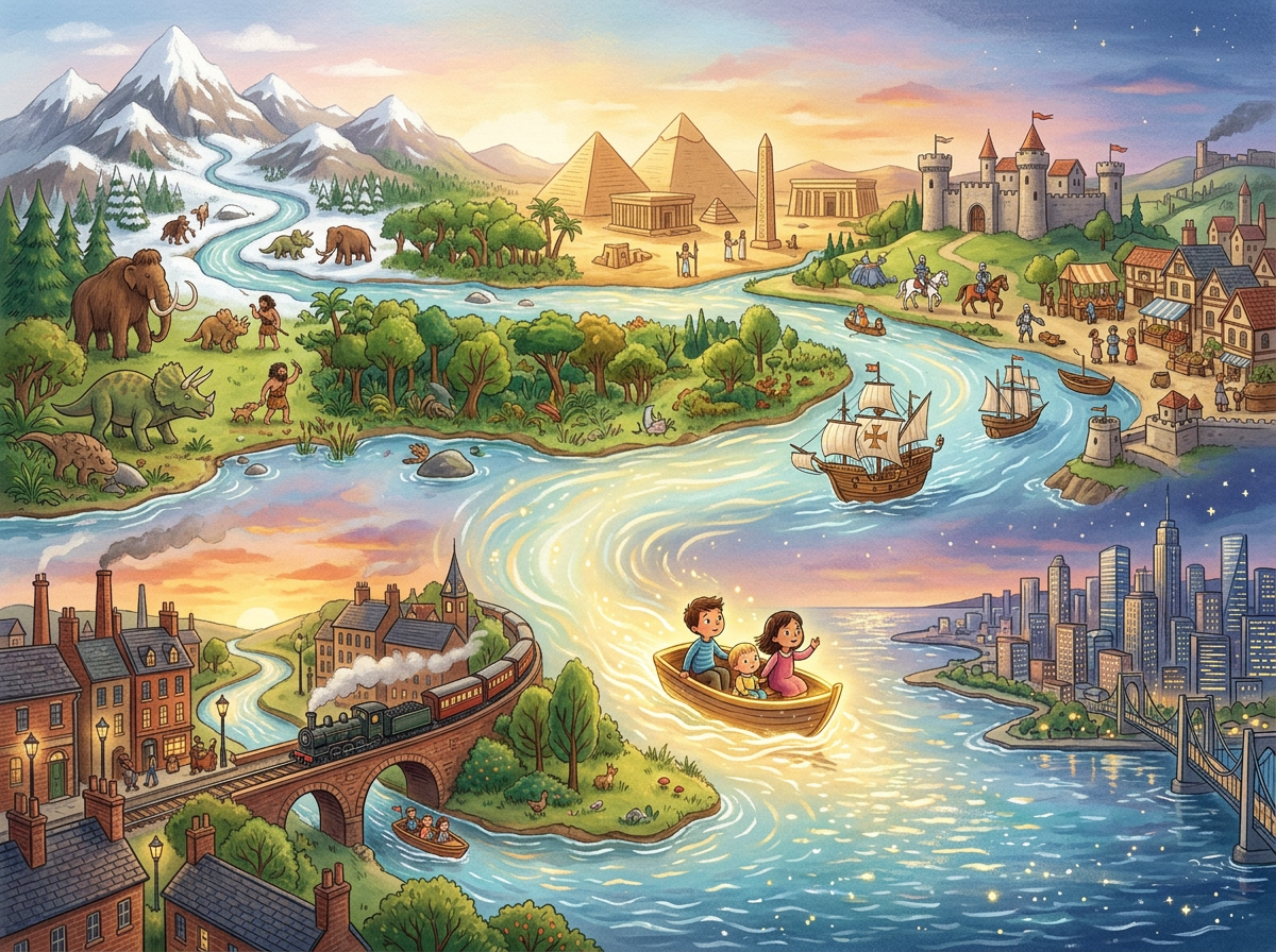 A River's Chronology Time-Travel Escapades - Robs Books