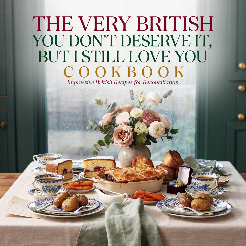 “THE VERY BRITISH” “YOU DON’T DESERVE IT, BUT I STILL LOVE YOU” “COOKBOOK”