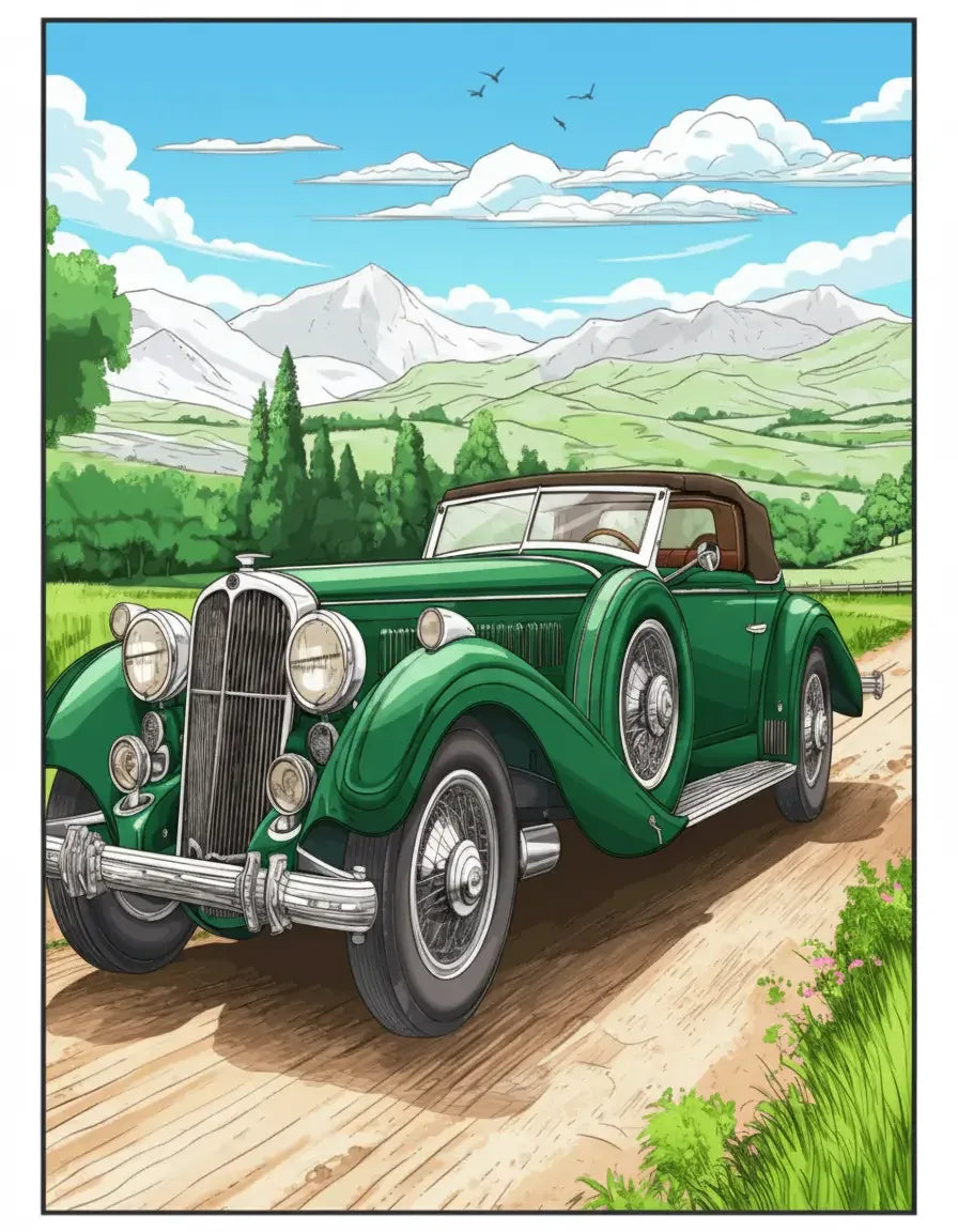 Classic Cars (75 pages)-Robs Books