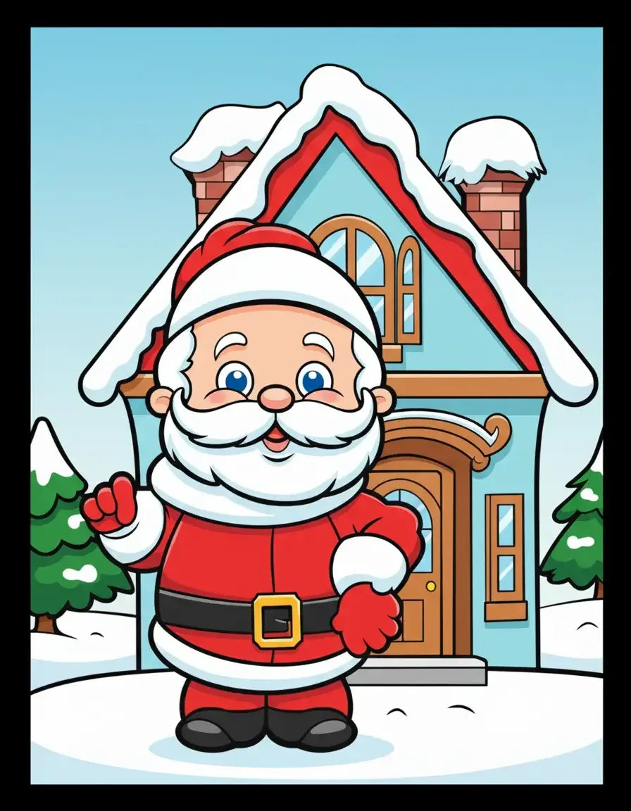 150 Christmas Coloring Pages For Kids 8-Robs Books