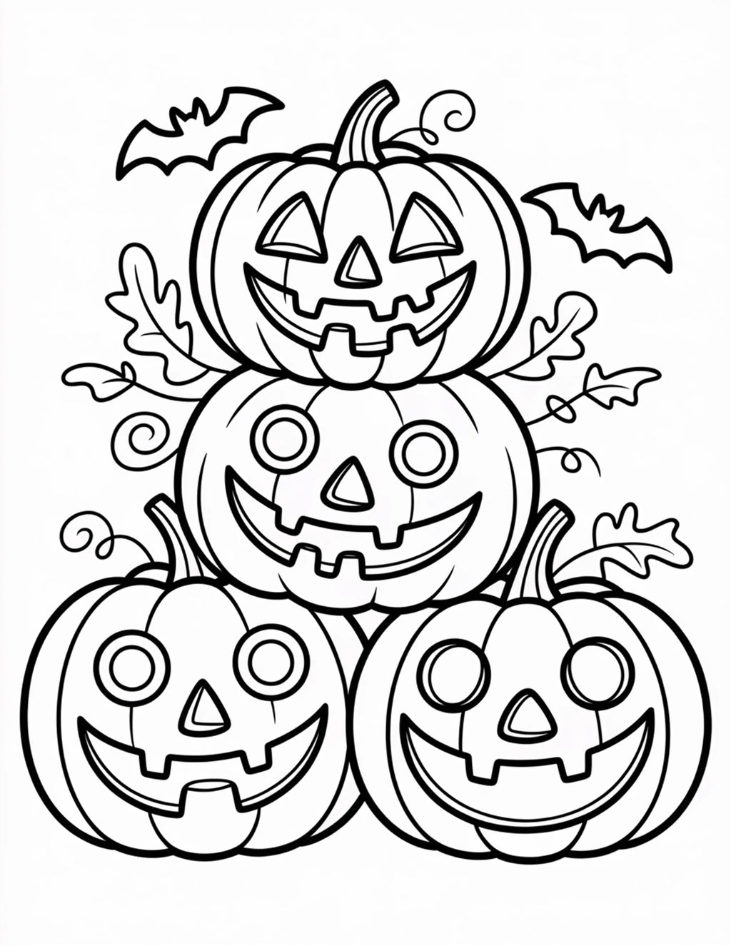 Jumbo Halloween Coloring Pages for Kids - Robs Books