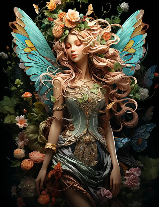 100 Forest Fairy Girl Coloring Pages-Robs Books