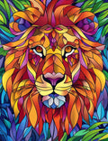100 Animals Stained Glass Coloring Pages - Robs Books