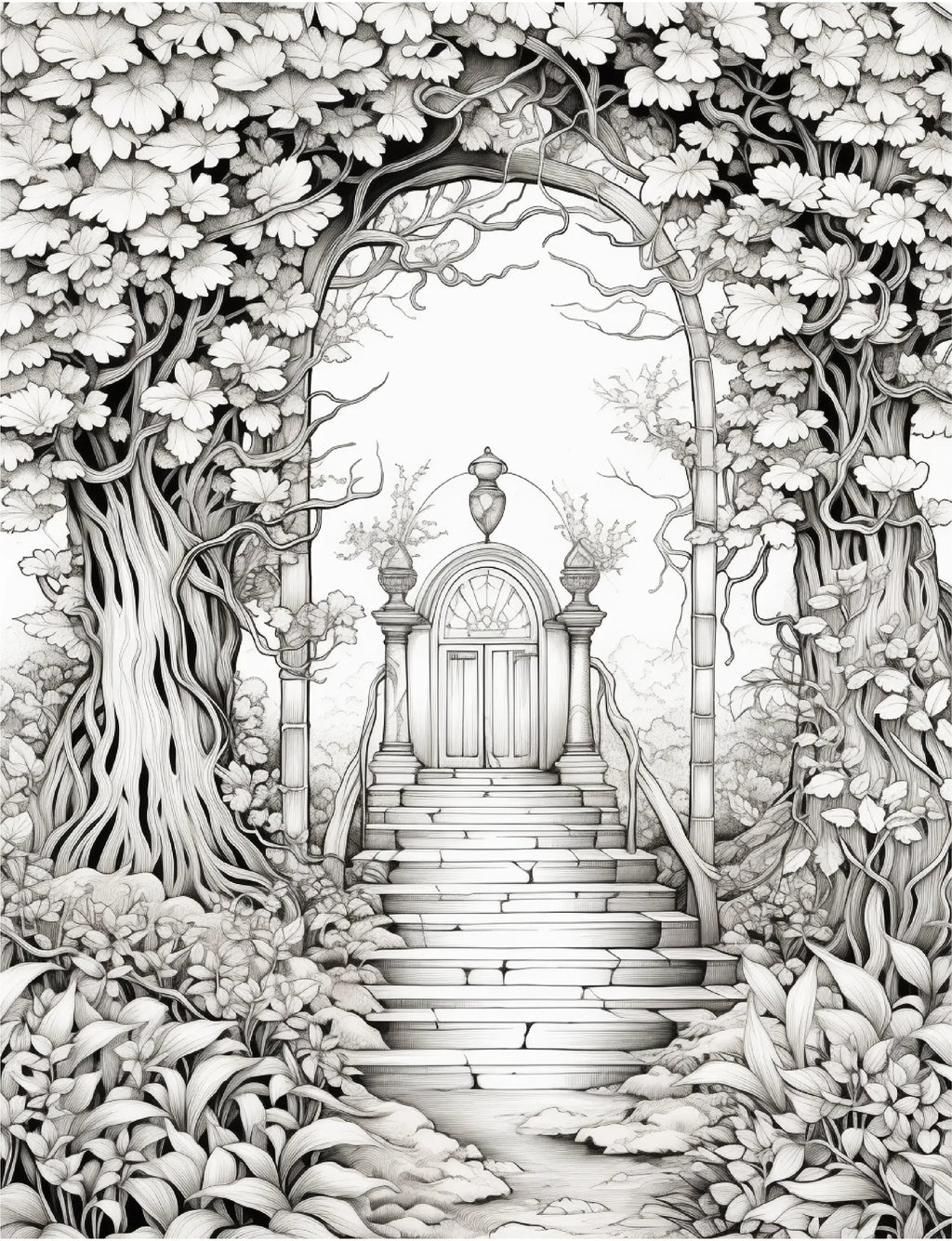 220 Secret Garden Coloring Pages - Robs Books